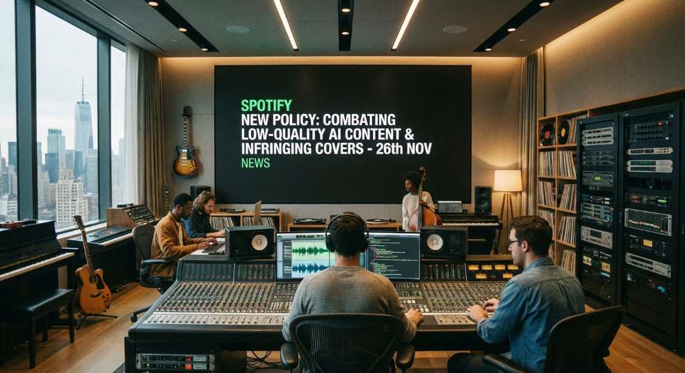 Spotify 将整顿“AI音乐”，打击低质内容、侵权“翻唱”等第二张图