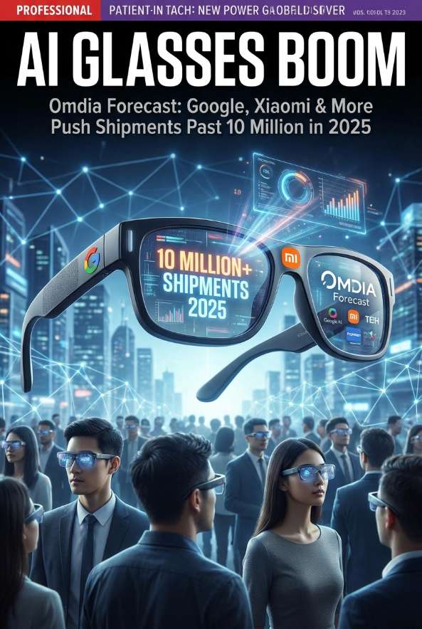 Omdia 预测：谷歌、小米等推动 AI 眼镜出货明年首次站上 1000 万台