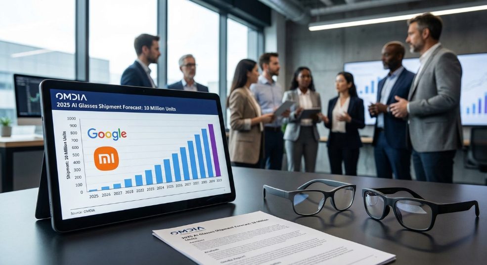 Omdia 预测：谷歌、小米等推动 AI 眼镜出货明年首次站上 1000 万台第二张图