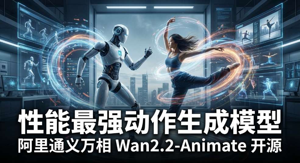 上传一张图、主演任何视频，“性能最强动作生成模型”阿里通义万相 Wan2.2-A