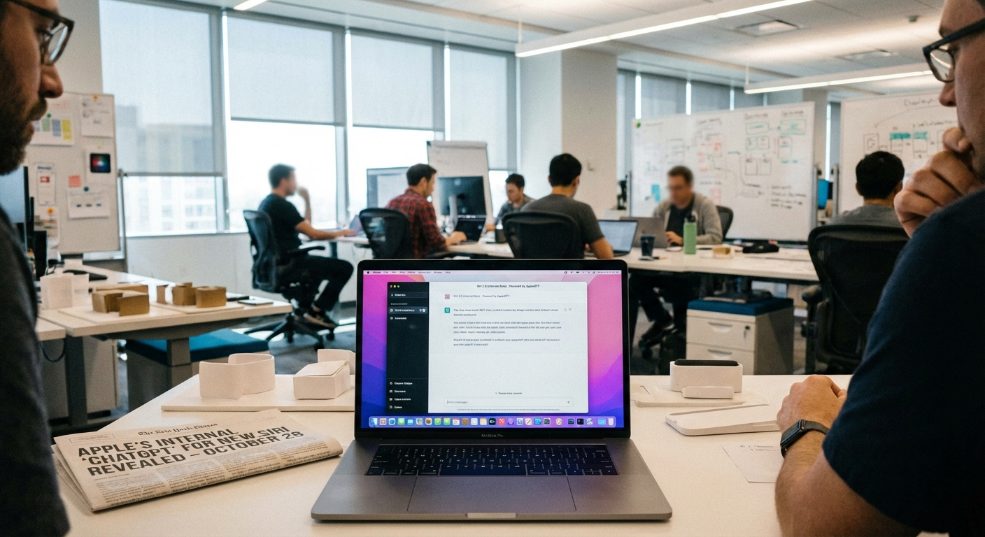 苹果内部版 ChatGPT 曝光，为新 Siri 准备第一张图