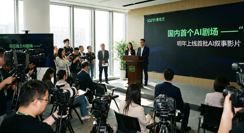 爱奇艺将推国内首个 AI剧场,明年上线首批 AI 叙事影片 爱奇艺将推国内首个 AI剧场,明年上线首批 AI 叙事影片第一张图