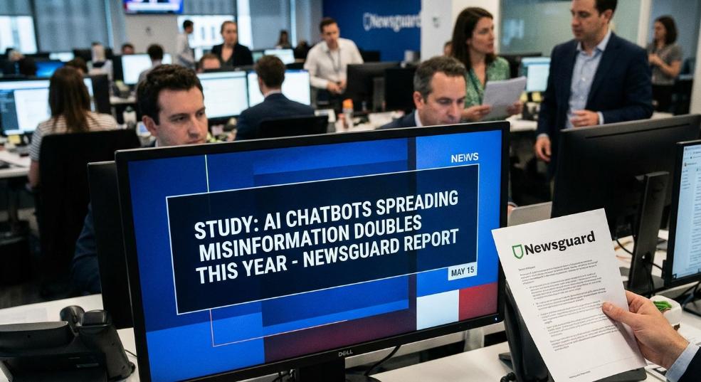 研究发现：主流 AI聊天机器人传播虚假信息的概率较去年翻倍第二张图