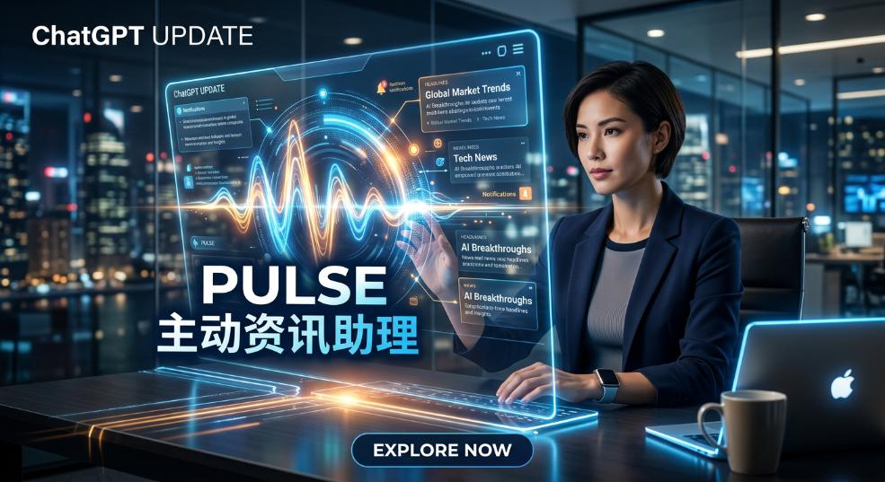 ChatGPT 再更新，推出主动资讯助理「Pulse」