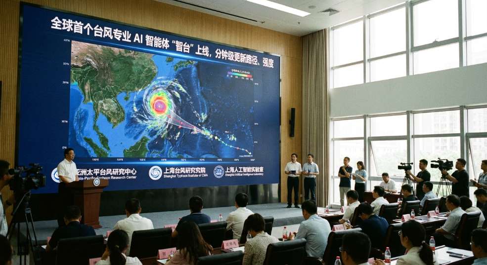全球首个台风专业 AI 智能体“智台”上线，分钟级更新路径、强度第一张图