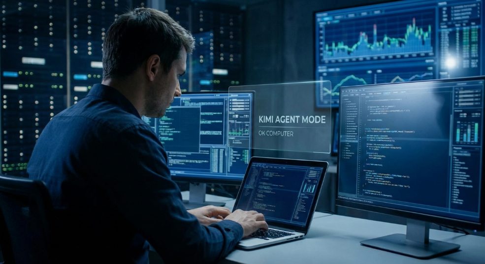 Kimi 全新 Agent 模式 OK Computer 启动测试：能开发网站、