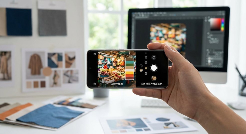 荣耀 Magic8 手机将首发一语 AI 追色功能,可实现“检索目标图片、关键色提取、对目标图片精准追色”系列动作 荣耀 Magic8 手机将首发一语 AI 追色功能,可实现“检索目标图片、关键色提取、对目标图片精准追色”系列动作第二张图
