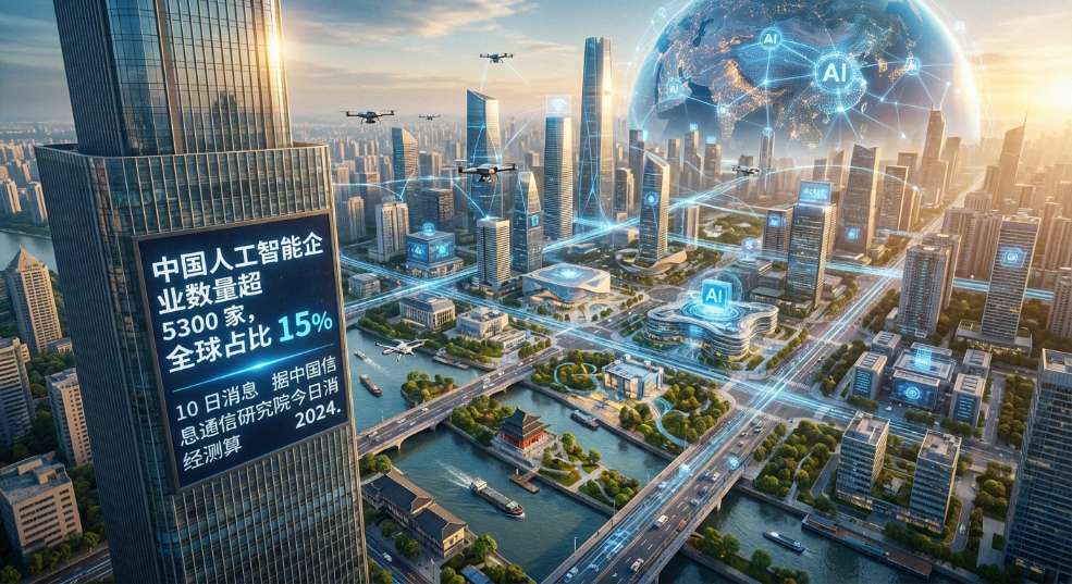 我国人工智能企业数量超 5300 家，全球占比 15%第二张图