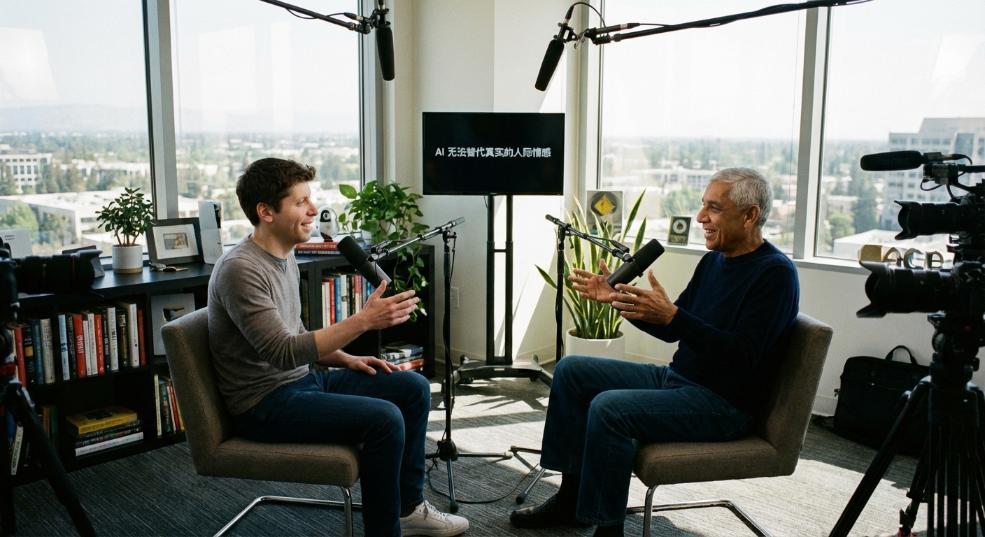 Sam Altman:AI 无法替代真实的人际情感 Sam Altman:AI 无法替代真实的人际情感第二张图