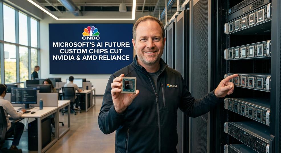 减少对英伟达、AMD 依赖，微软未来 AI 数据中心计划主要使用自研芯片第二张图