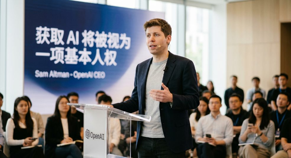 Sam Altman：获取 AI 将被视为一项基本人权第一张图