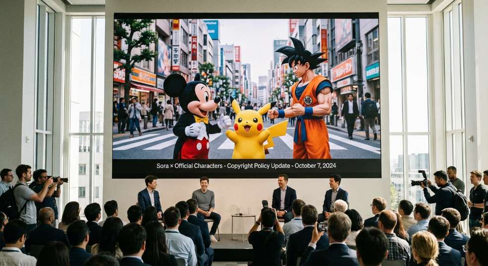 OpenAI 调整版权策略，Sora 将允许正版动画角色客串出镜第一张图