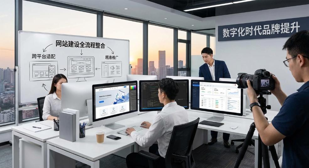 网站建设全流程整合实现跨平台精准推广第二张图