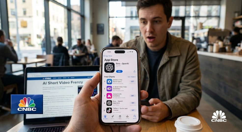 邀请码也难挡“AI短视频热”，OpenAI Sora 登顶苹果美区 App Store 免费应用排行榜第一张图
