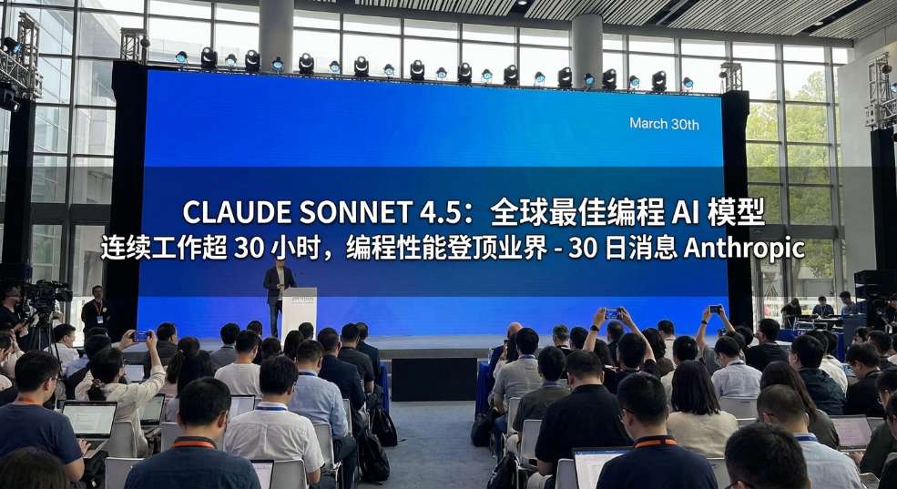 全球最佳编程 AI模型Claude Sonnet 4.5 发布：连续工作超 30 小时，编程性能登顶业界第一张图