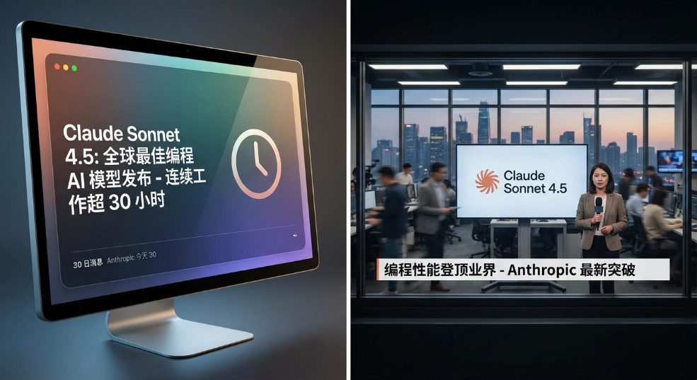 全球最佳编程 AI模型Claude Sonnet 4.5 发布：连续工作超 30 小时，编程性能登顶业界第二张图