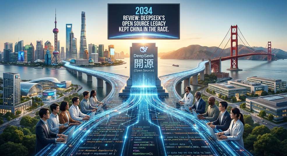 李开复：如果十年后回顾 DeepSeek 如何让中国未落后美国，答案是开源