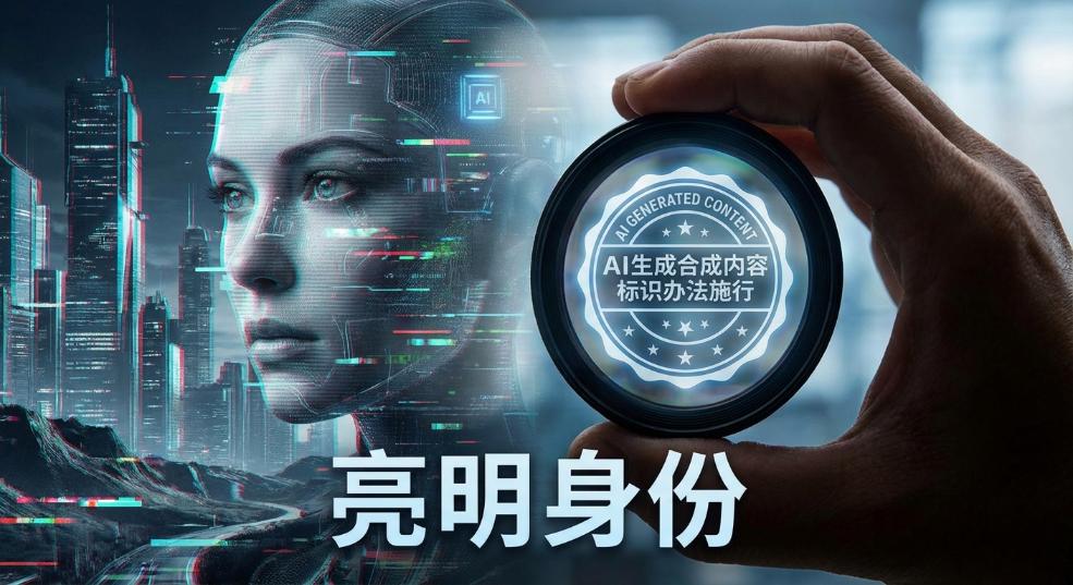 AI 生成内容必须“亮明身份”，《人工智能生成合成内容标识办法》施行
