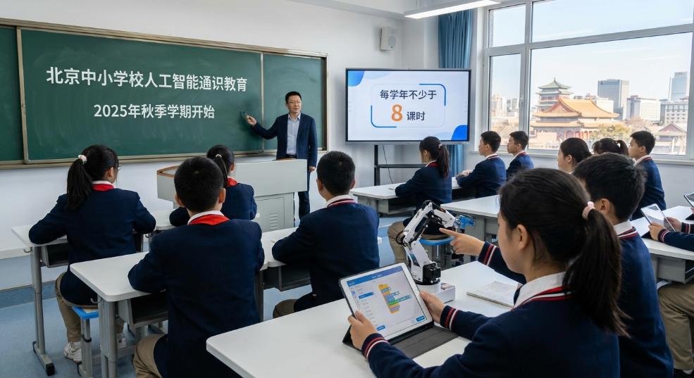 北京中小学校新学期开展人工智能通识教育，每学年不少于 8 课时第二张图