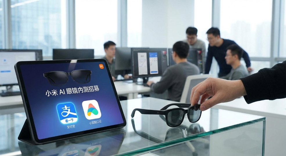小米 AI 眼镜新功能内测用户招募：新增支付宝“看一下”支付，支持小爱随口记第二张图