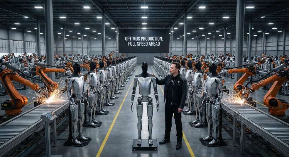 马斯克：特斯拉正全力推进 Optimus 人形机器人的规模化生产