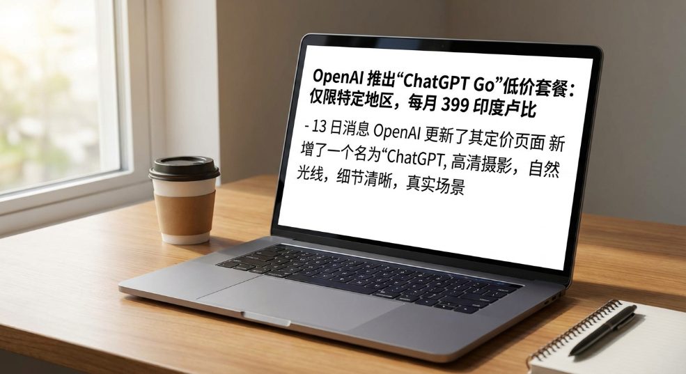OpenAI 推出“ChatGPT Go”低价套餐：仅限特定地区，每月 399 印度卢比第一张图
