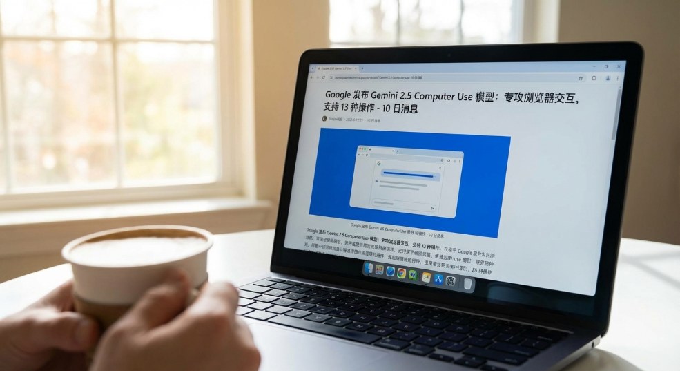 谷歌发布 Gemini 2.5 Computer Use 模型：专攻浏览器交互，支持 13 种操作第一张图
