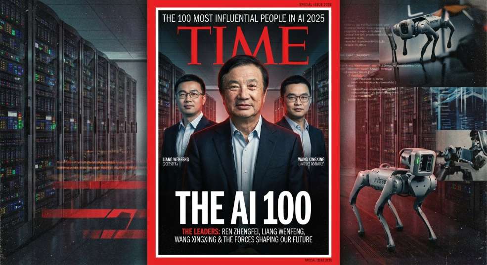 《时代》公布 2025 全球 AI 领域百大影响力人物：华为任正非、DeepSe