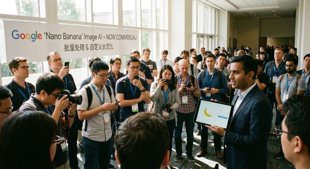 谷歌“Nano Banana”图像 AI 模型正式开放商用：同步新增批量处理、自定义长宽比功能第一张图