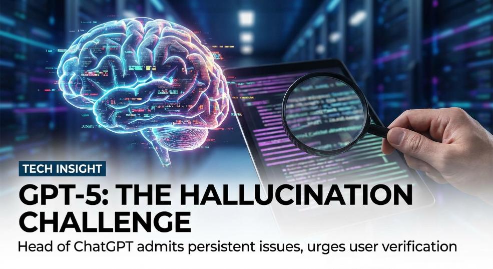 ChatGPT 负责人坦言：GPT-5 仍有“幻觉”问题，建议用户核对答案