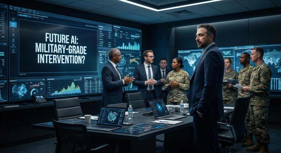 微软 AI CEO 苏莱曼：未来的 AI 恐将需要“军事级干预”才能控制第二张图