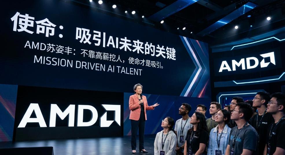 AMD 苏姿丰： AI 人才的关键不靠高薪挖人，使命才是吸引