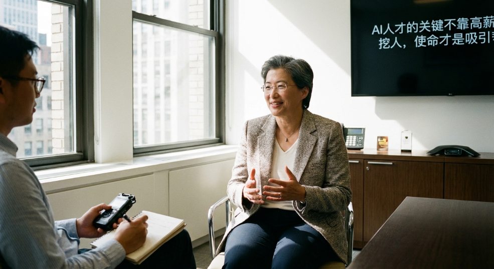 AMD 苏姿丰: AI 人才的关键不靠高薪挖人,使命才是吸引 AMD 苏姿丰: AI 人才的关键不靠高薪挖人,使命才是吸引第一张图