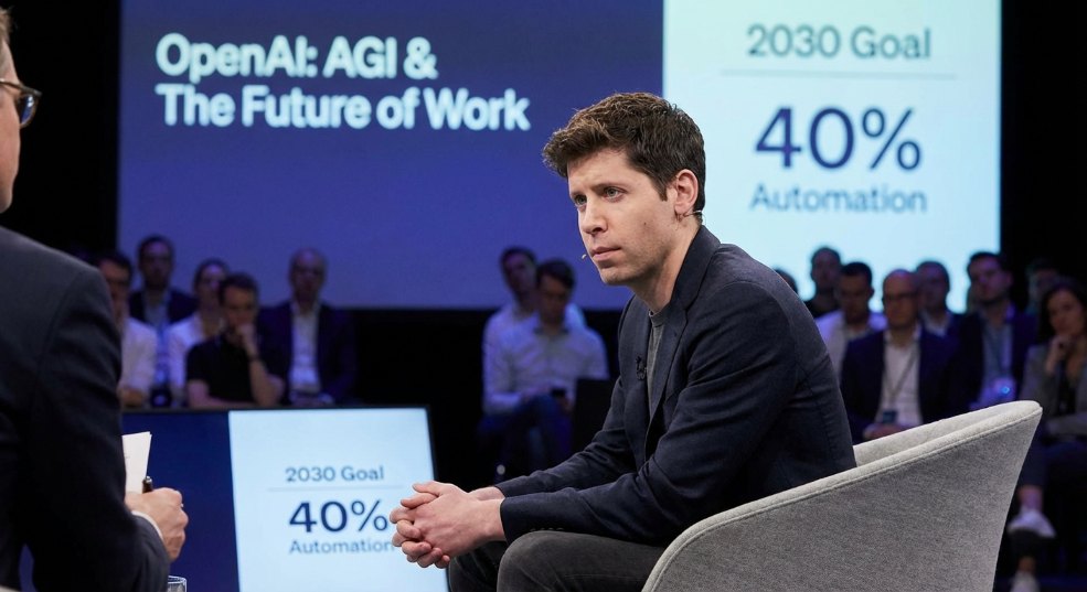 OpenAI CEO 萨姆・奥尔特曼：2030 年前通用人工智能将来，未来 AI 接管人类 40% 工作第二张图