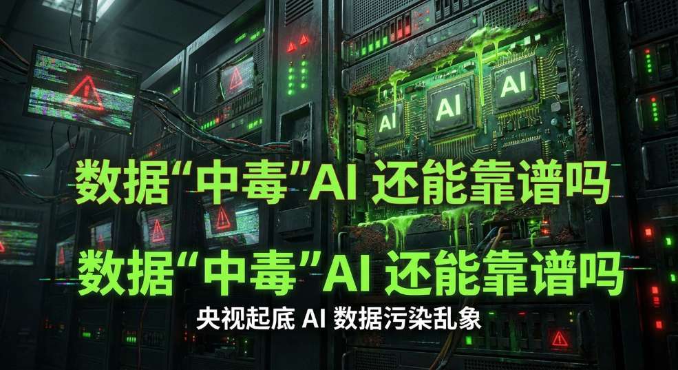 数据“中毒”AI 还能靠谱吗？央视起底 AI 数据污染乱象
