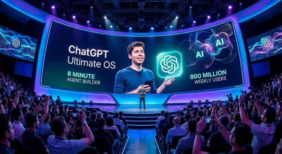 OpenAI 奥尔特曼官宣 ChatGPT 终极 OS 入口：8 分钟速搭智能体