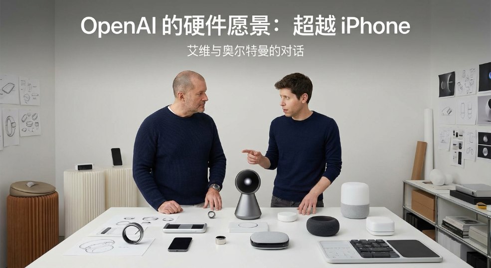 艾维对话奥尔特曼：为 OpenAI 构思 20 个硬件创意，但不会像 iPhon