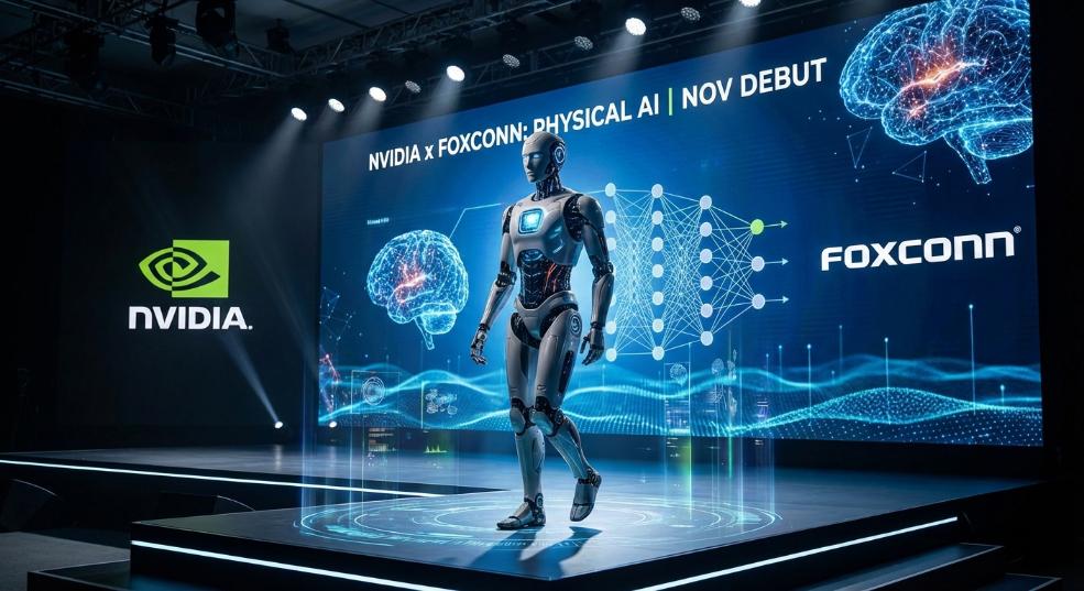 英伟达、富士康合作打造的人形机器人预计 11 月首秀，将成“物理 AI”开端