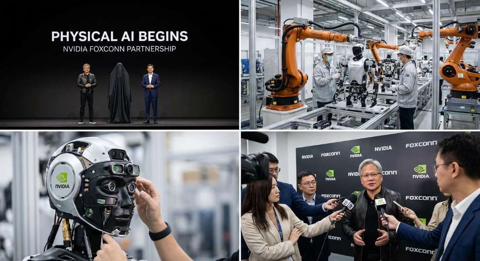 英伟达、富士康合作打造的人形机器人预计 11 月首秀,将成“物理 AI”开端 英伟达、富士康合作打造的人形机器人预计 11 月首秀,将成“物理 AI”开端第二张图
