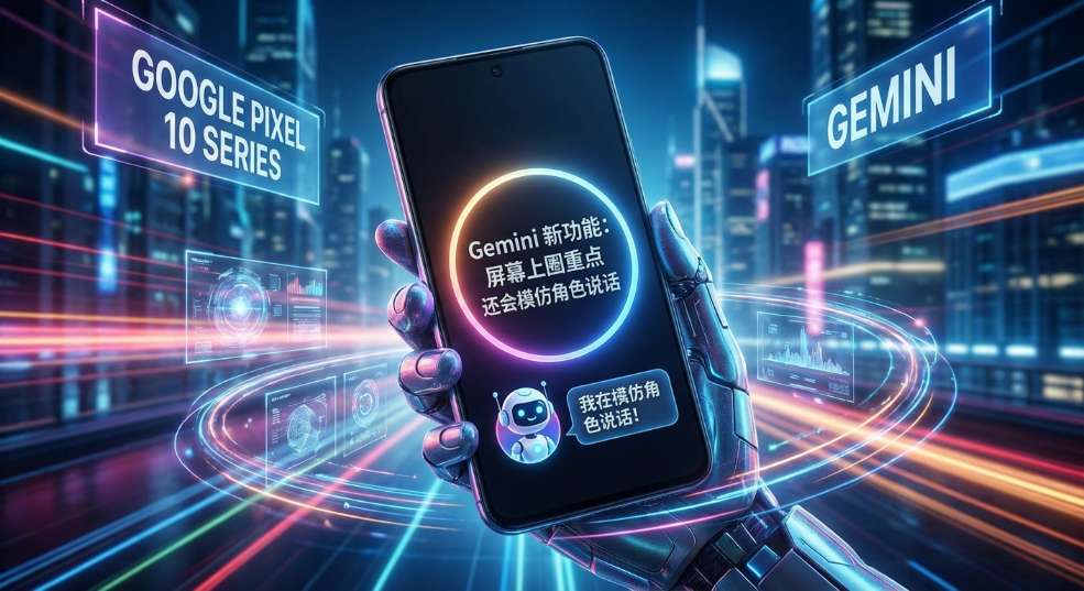 谷歌 Pixel 10 系列手机首发 Gemini 新功能：能在屏幕上圈重点，还