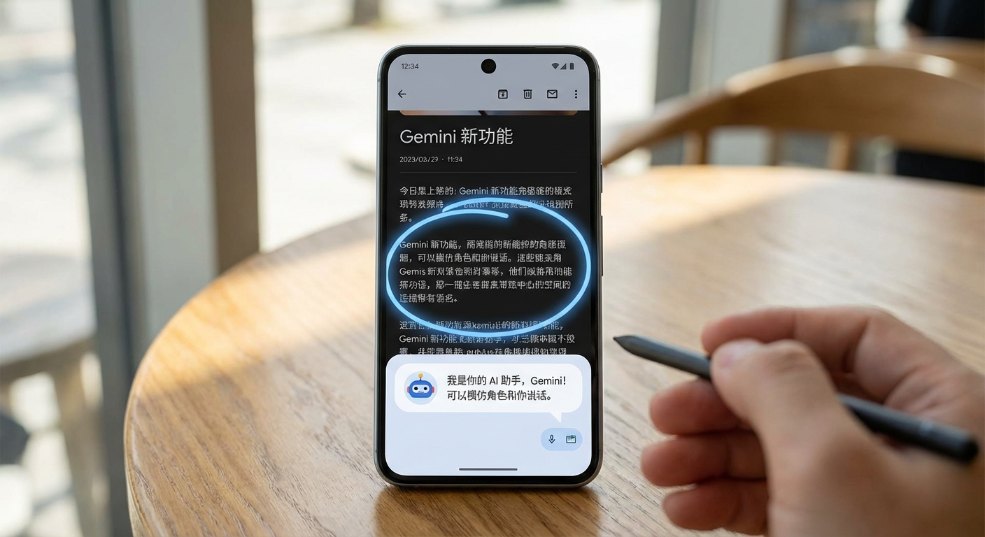 谷歌 Pixel 10 系列手机首发 Gemini 新功能：能在屏幕上圈重点，还会模仿角色说话第一张图