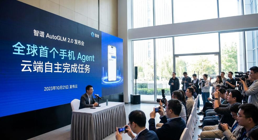 智谱发布 AutoGLM 2.0：全球首个手机 Agent，云端自主完成任务第一张图