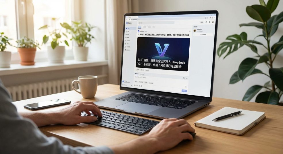 腾讯元宝接入 DeepSeek V3.1 最新版，电脑 / 网页版可体验第一张图