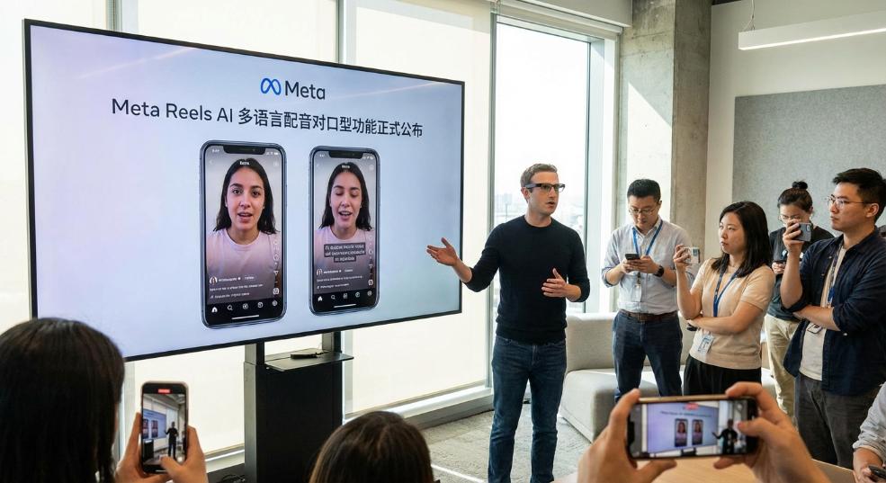 Meta 公布 Reels 短视频音频翻译功能，利用 AI 多语言配音对口型第一张图