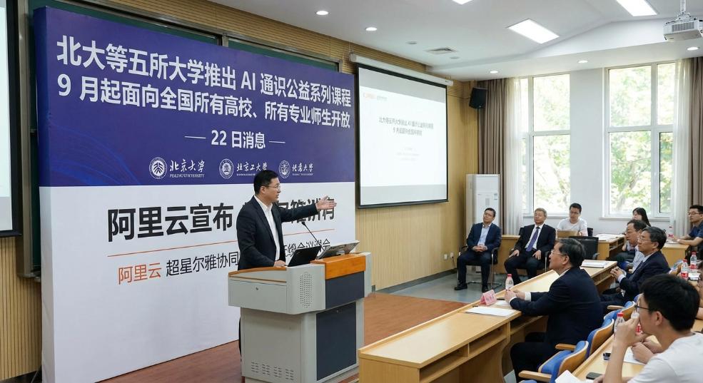 北大等五所大学推出 AI 通识公益系列课程，9 月起面向全国所有高校、所有专业师生开放第一张图