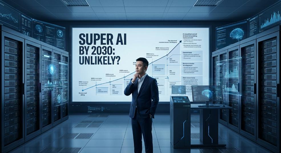 智谱 CEO 张鹏：到 2030 年完全实现超级 AI 的可能性不大