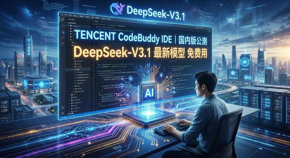 腾讯 CodeBuddy IDE 代码助手国内版公测，DeepSeek-V3.1