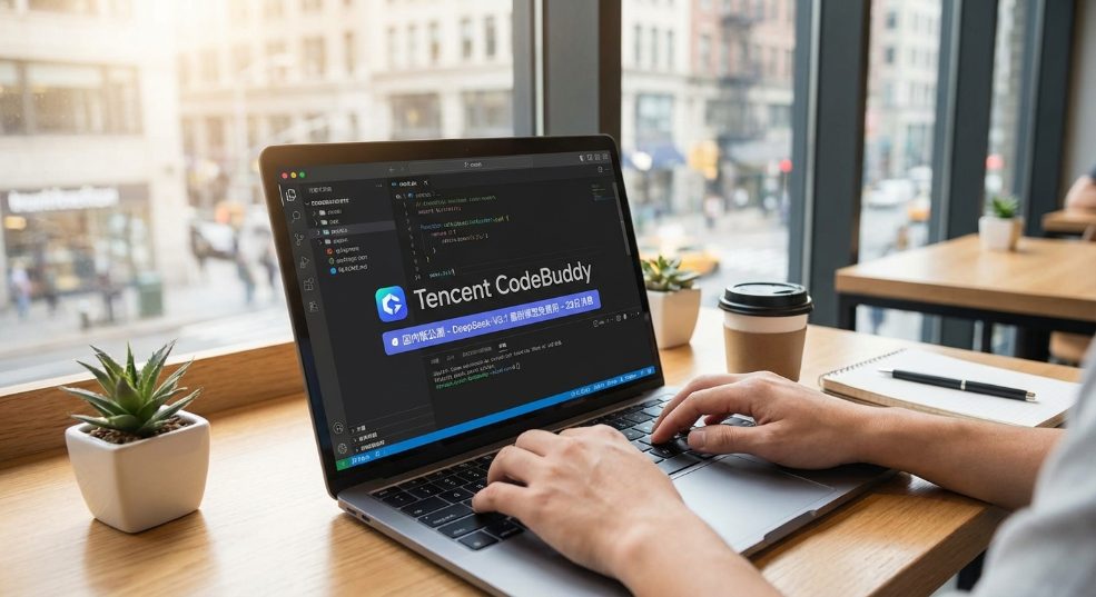 腾讯 CodeBuddy IDE 代码助手国内版公测，DeepSeek-V3.1 最新模型免费用第一张图