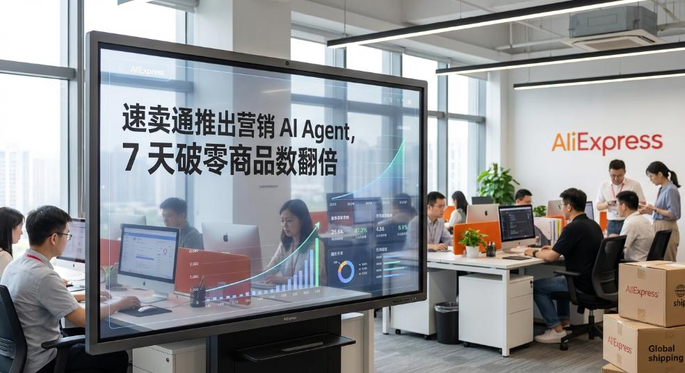 速卖通推出营销 AI Agent，7 天破零商品数翻倍第一张图