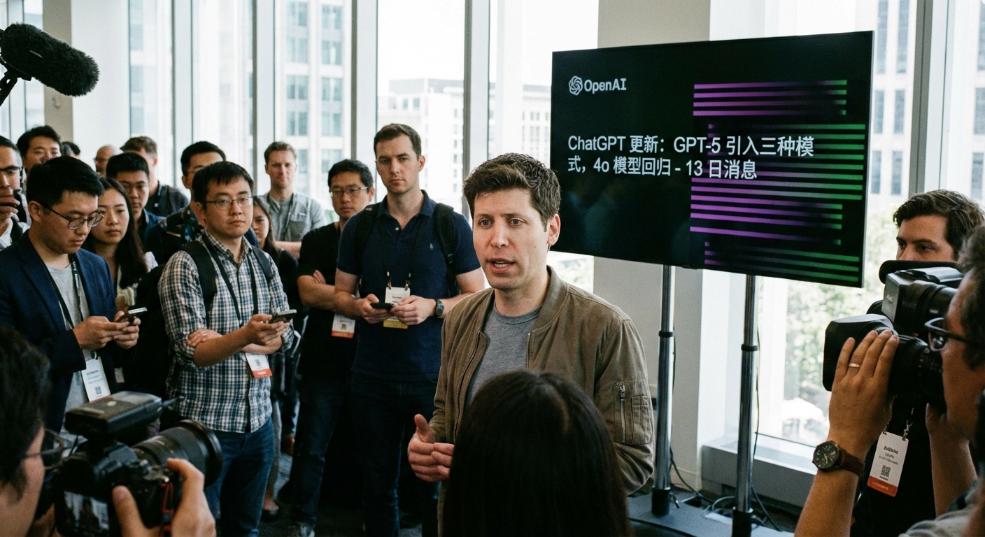 OpenAI ChatGPT 更新：GPT-5 引入三种模式，4o 模型回归第一张图